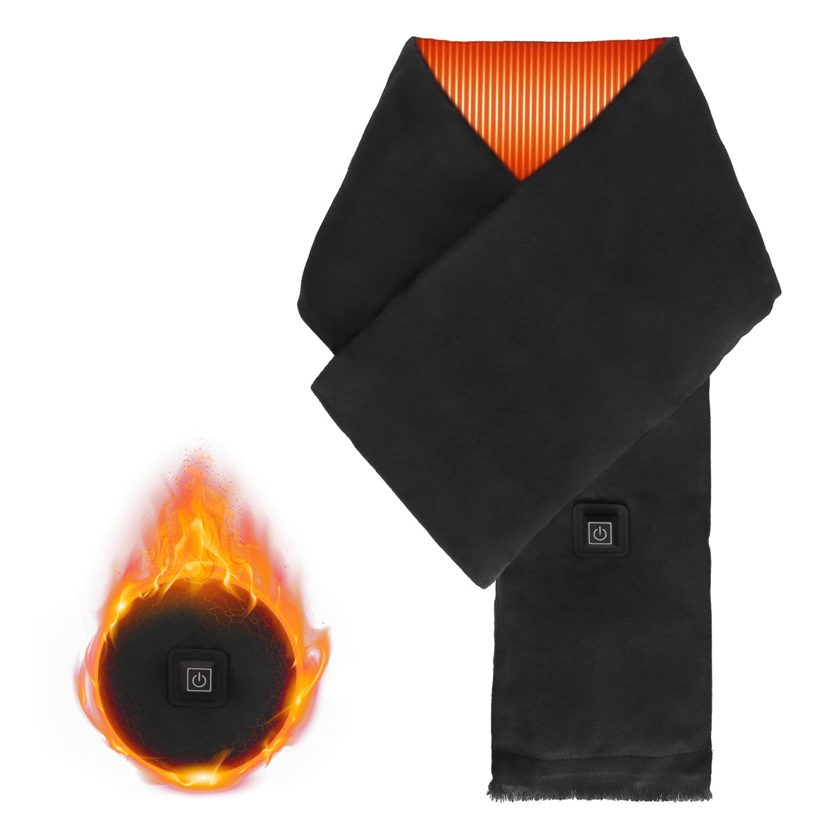 Heated Neck Wrap in Black